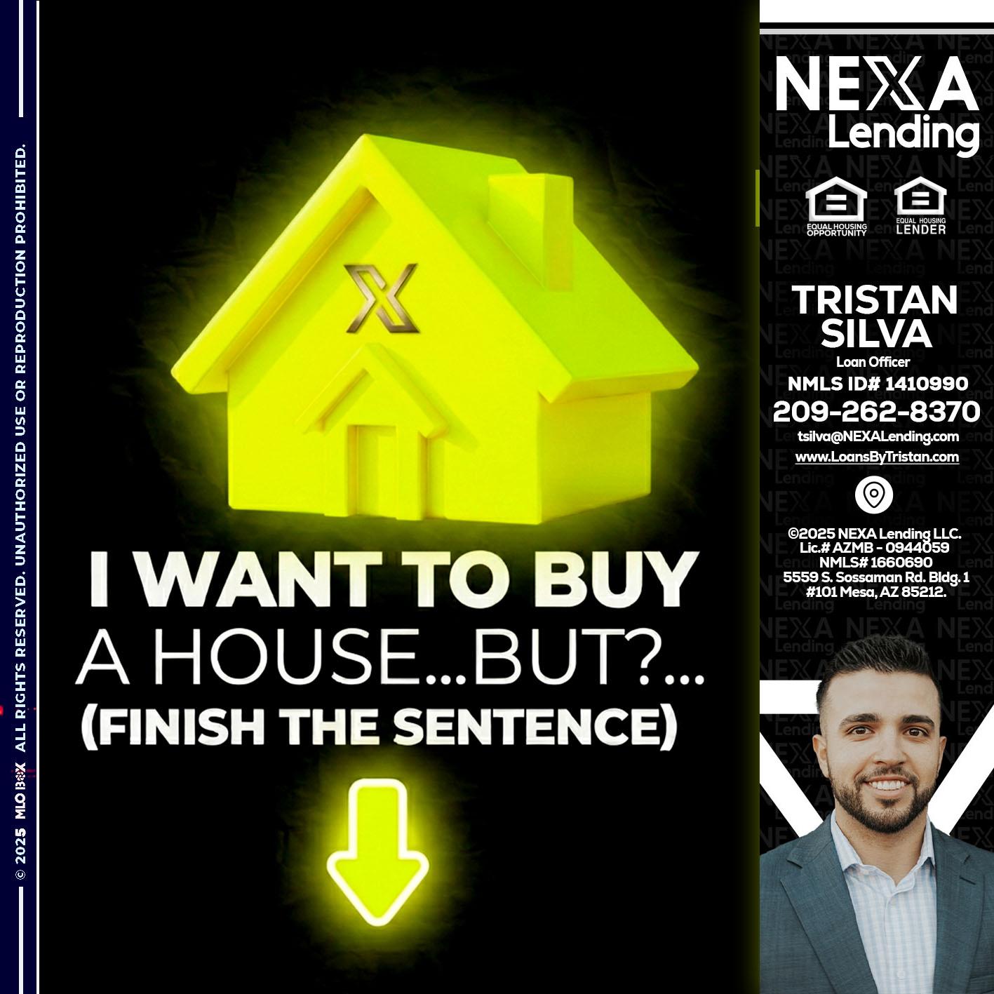 i want to buy - Tristan Silva -Loan Officer