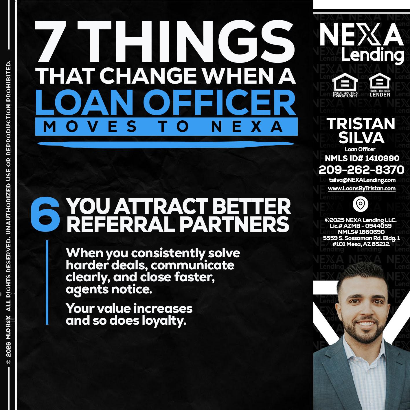 7 THINGS (6) - Tristan Silva -Loan Officer