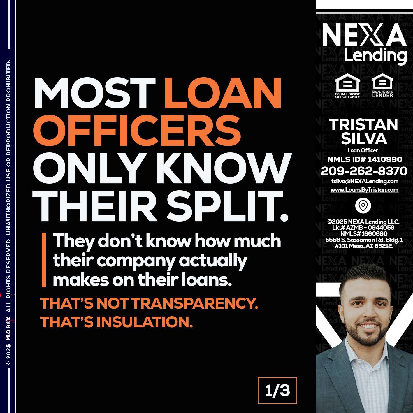 1 OF 3 - Tristan Silva -Loan Officer