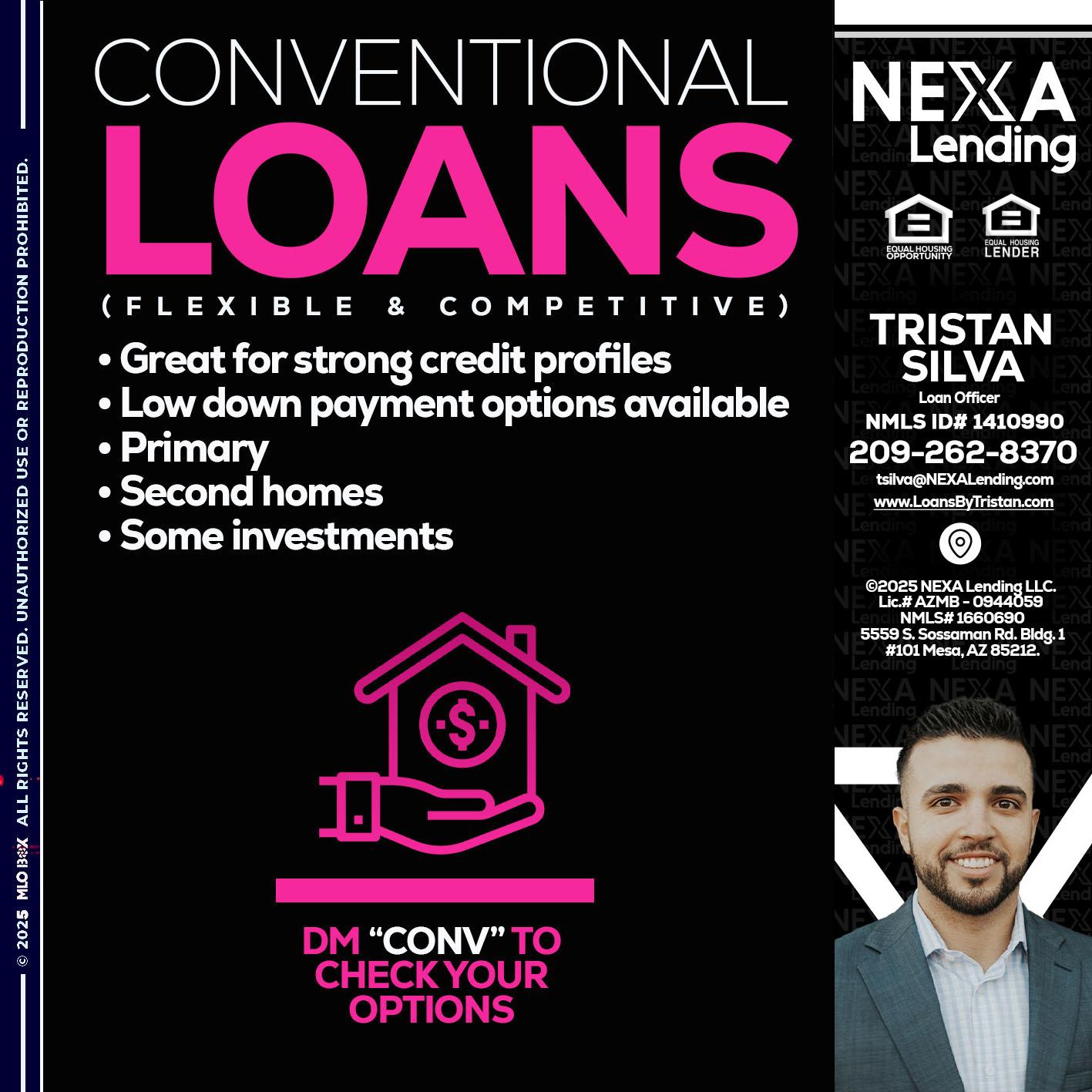 CONVENTIONAL LOANS - Tristan Silva -Loan Officer