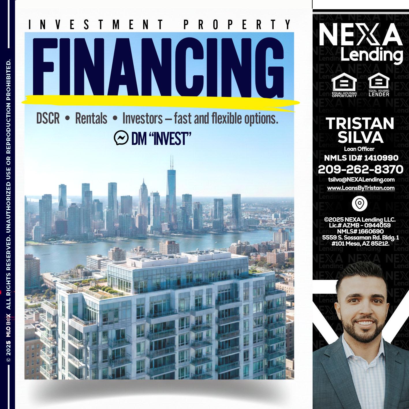 FINANCING - Tristan Silva -Loan Officer