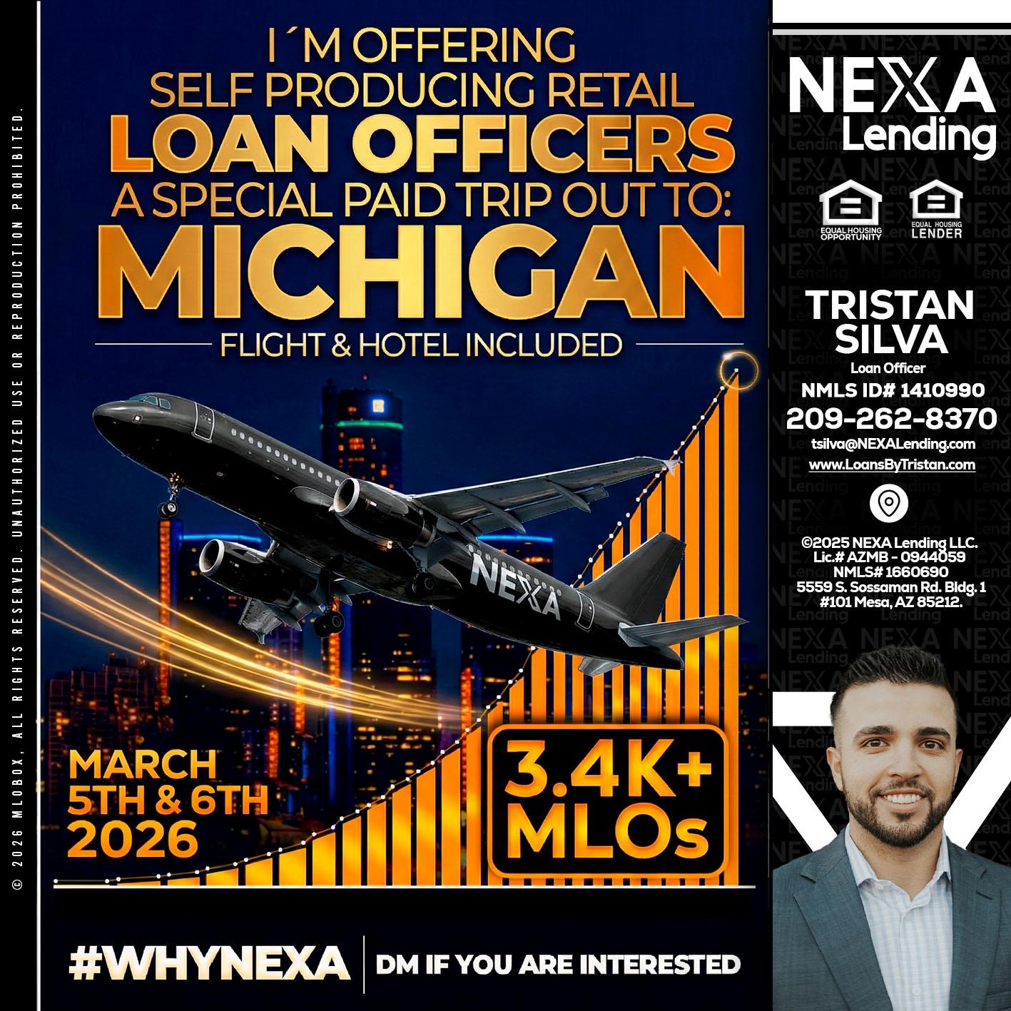 MICHIGAN - Tristan Silva -Loan Officer