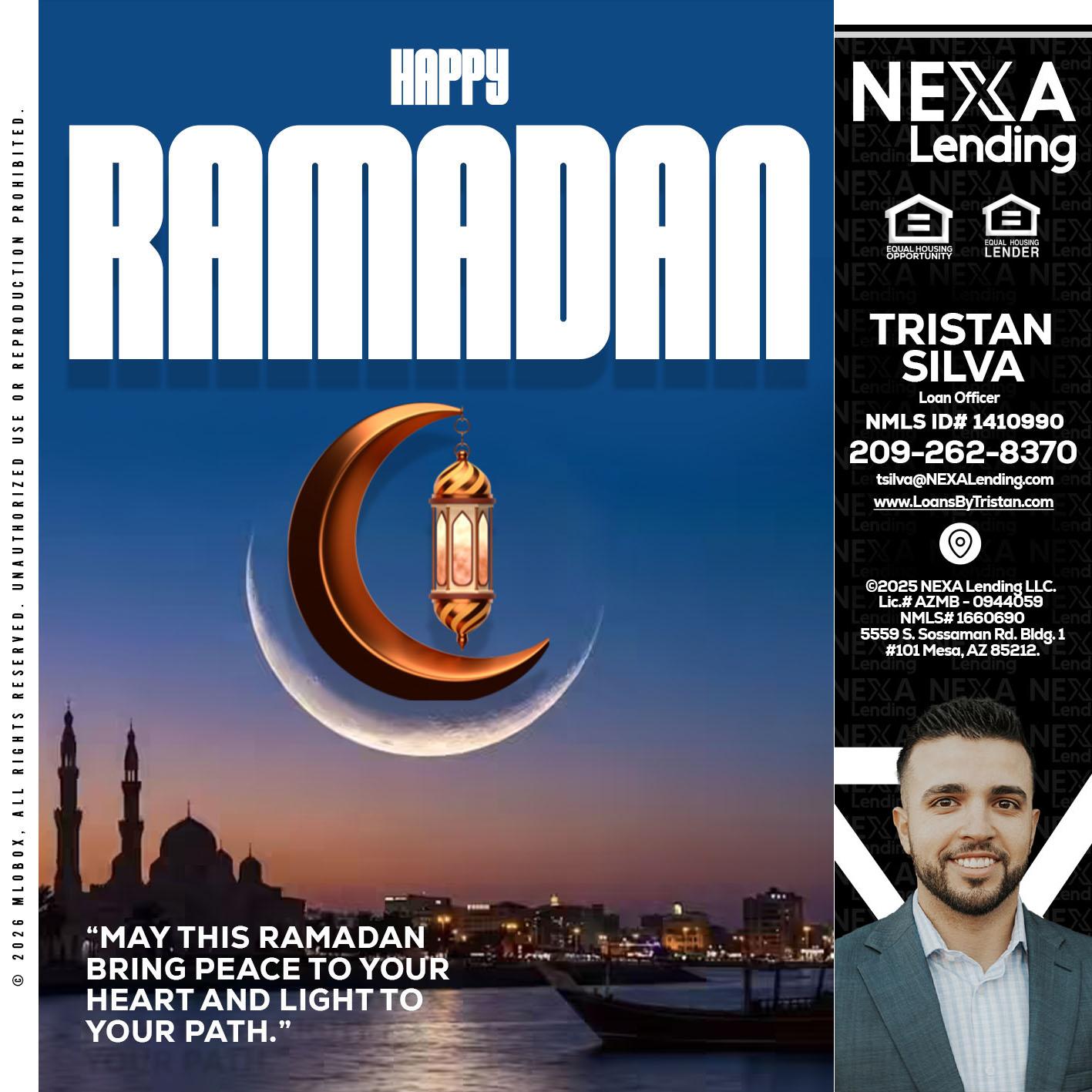 RAMADAN - Tristan Silva -Loan Officer