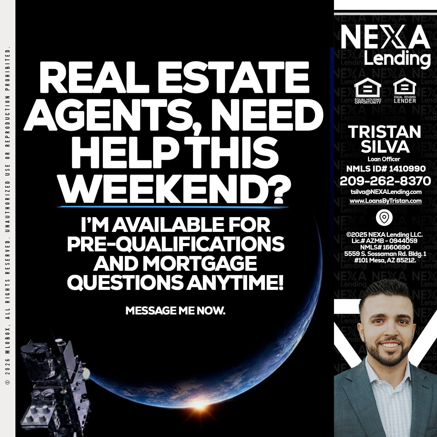 REAL ESTATE AGENTS - Tristan Silva -Loan Officer
