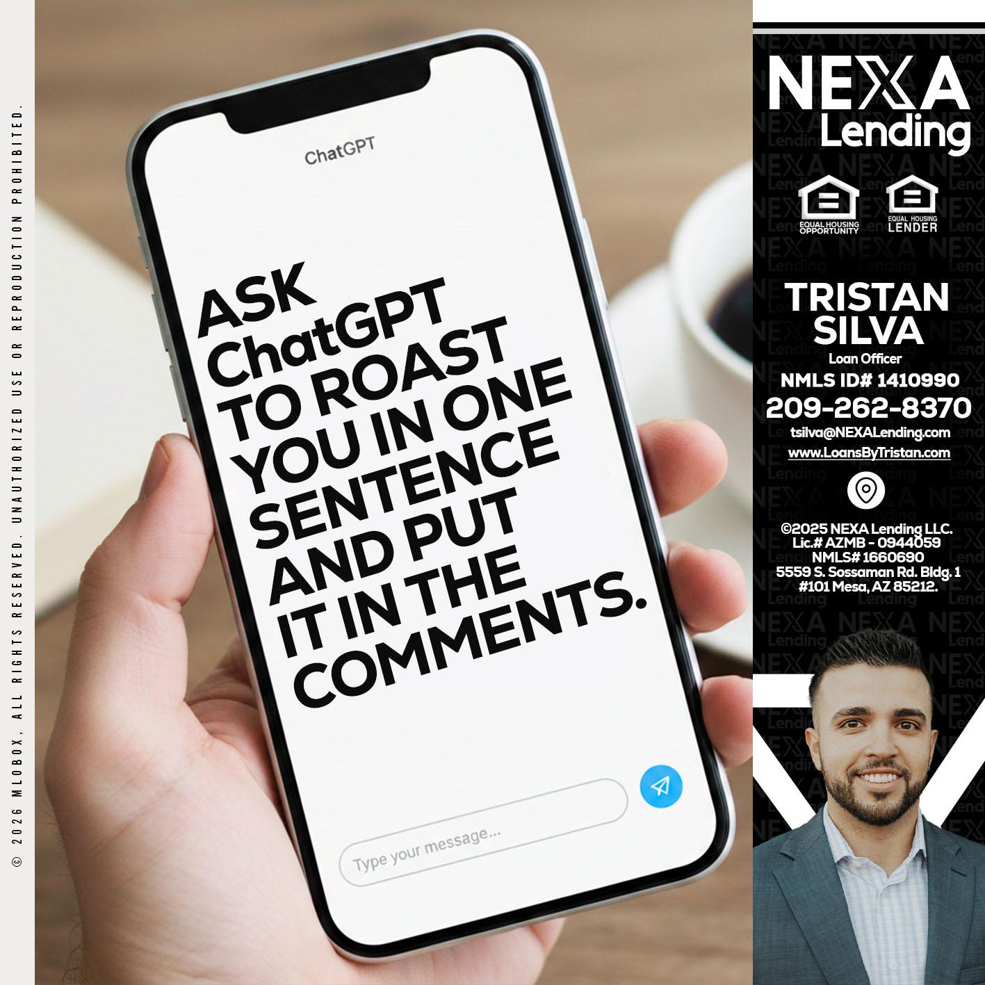ask chatgpt - Tristan Silva -Loan Officer