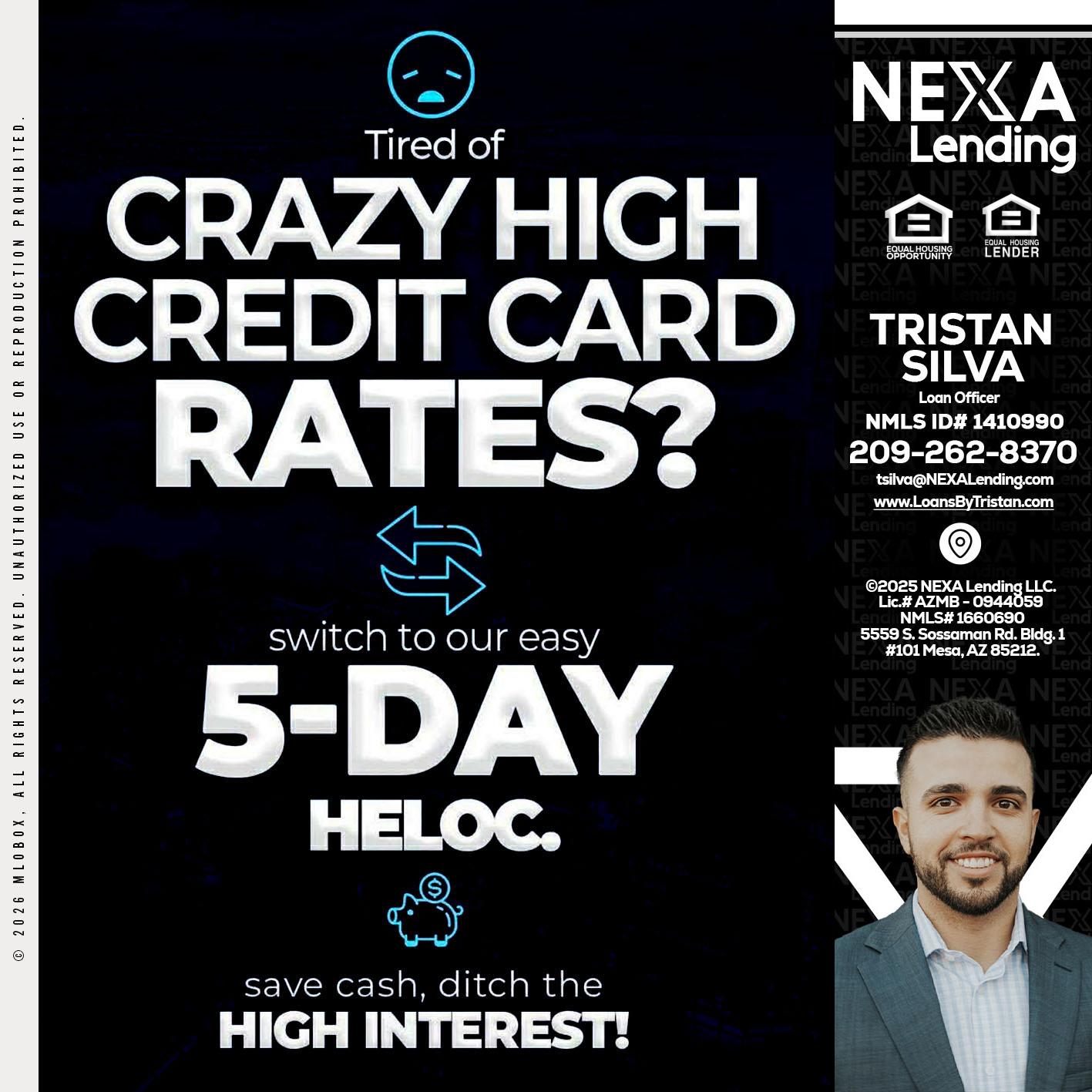 CRAZY HIGH - Tristan Silva -Loan Officer