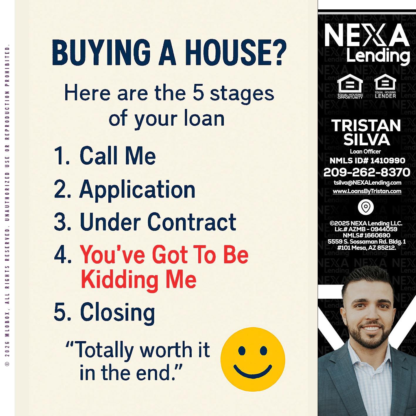 BUYING A HOUSE - Tristan Silva -Loan Officer