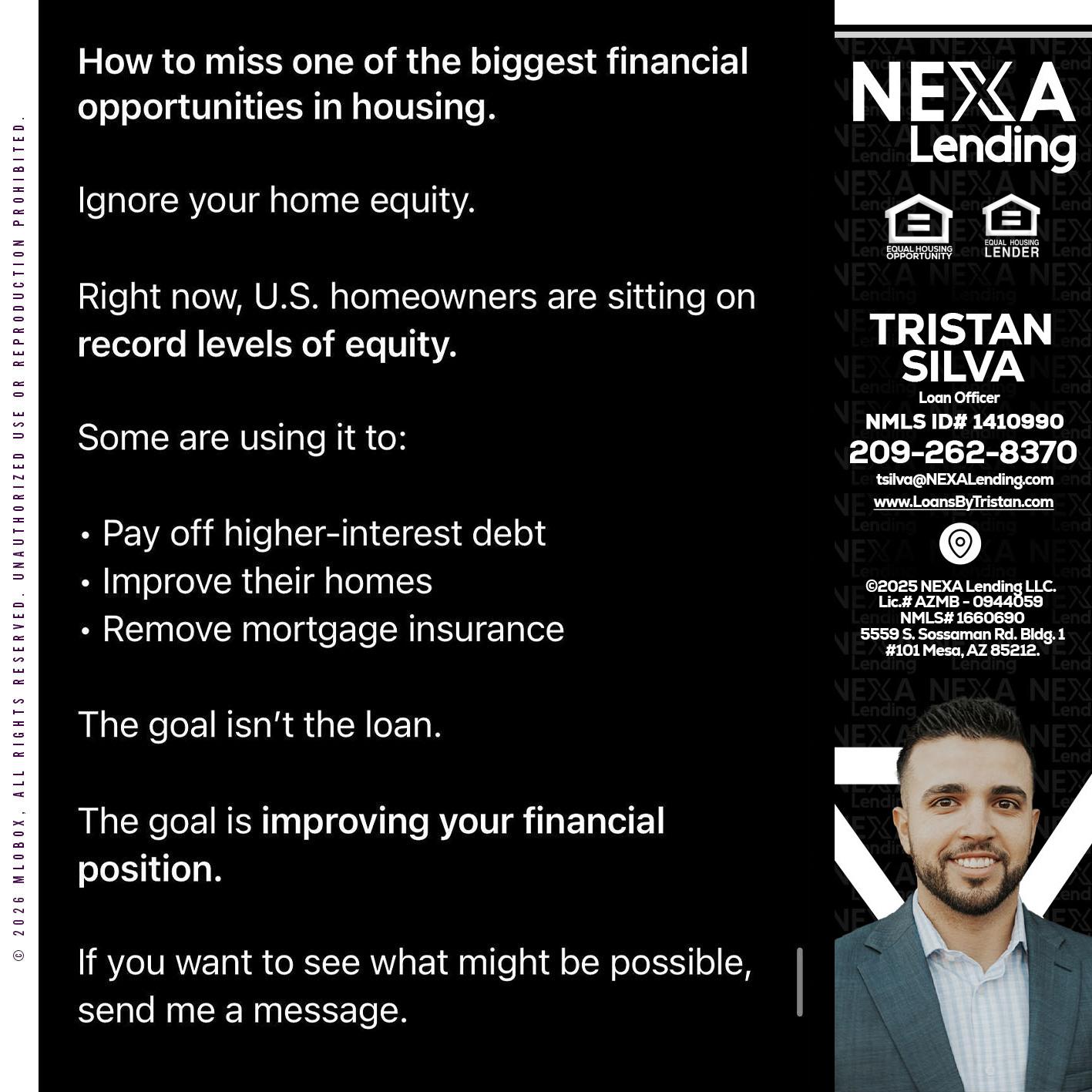 how to miss - Tristan Silva -Loan Officer