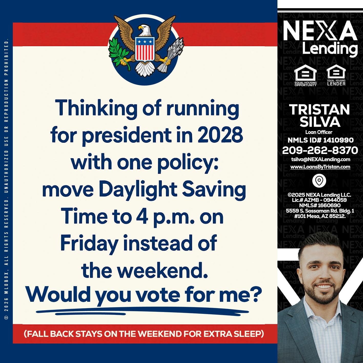 THINKING OF RUNING - Tristan Silva -Loan Officer