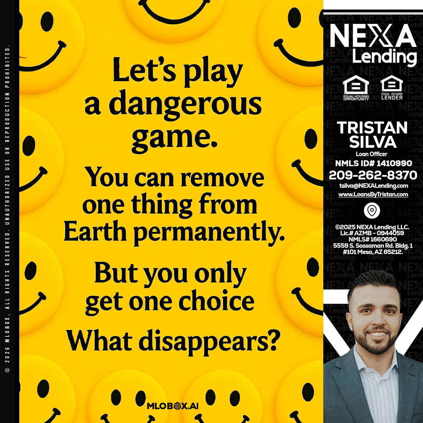 LETS PLAY - Tristan Silva -Loan Officer