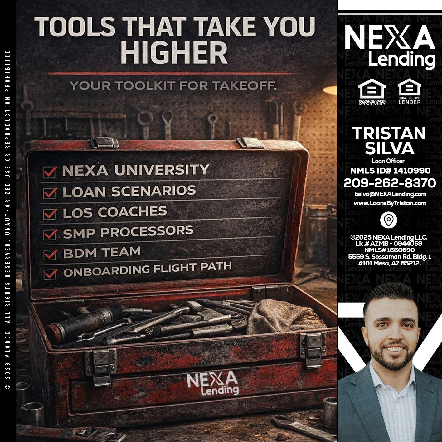 TOOLS THAT - Tristan Silva -Loan Officer