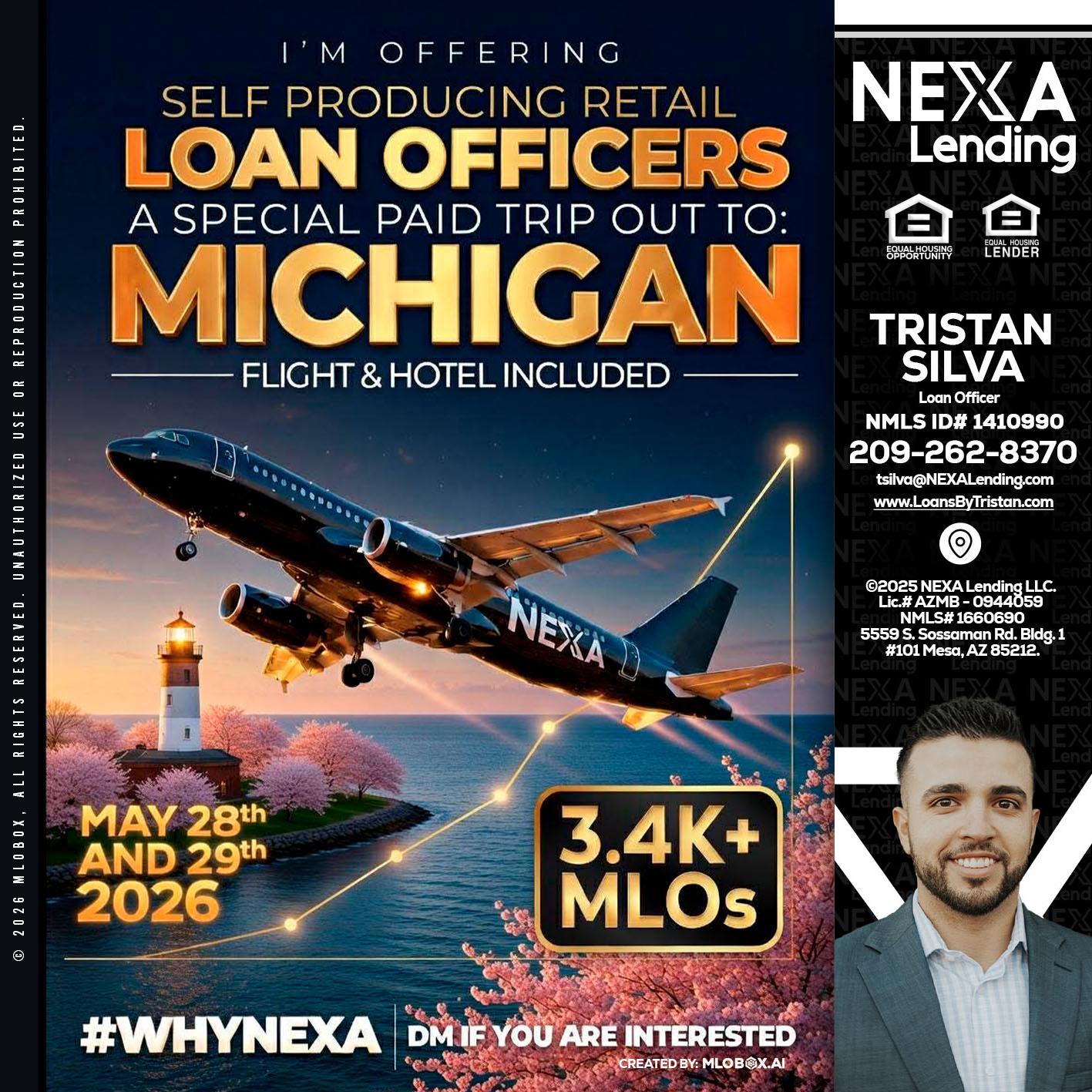 MICHIGAN TRIP - Tristan Silva -Loan Officer