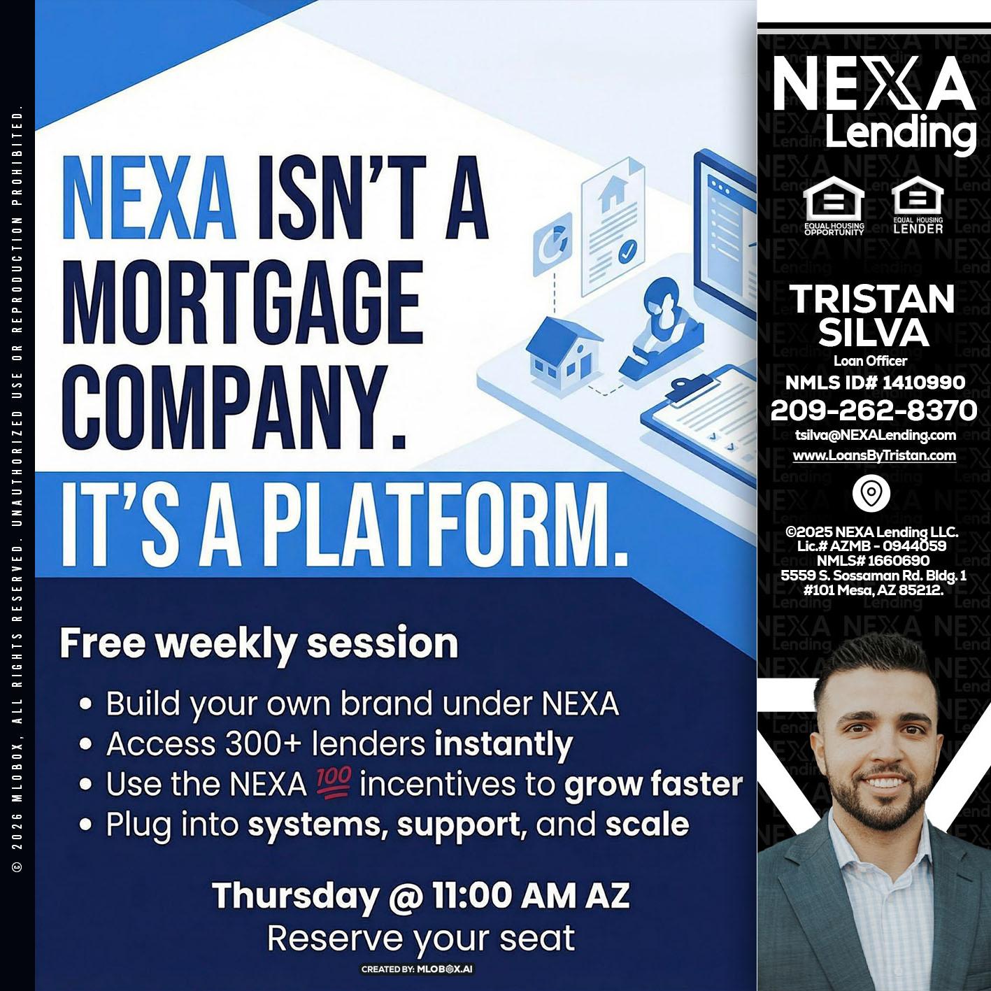 NEXA ISNT - Tristan Silva -Loan Officer