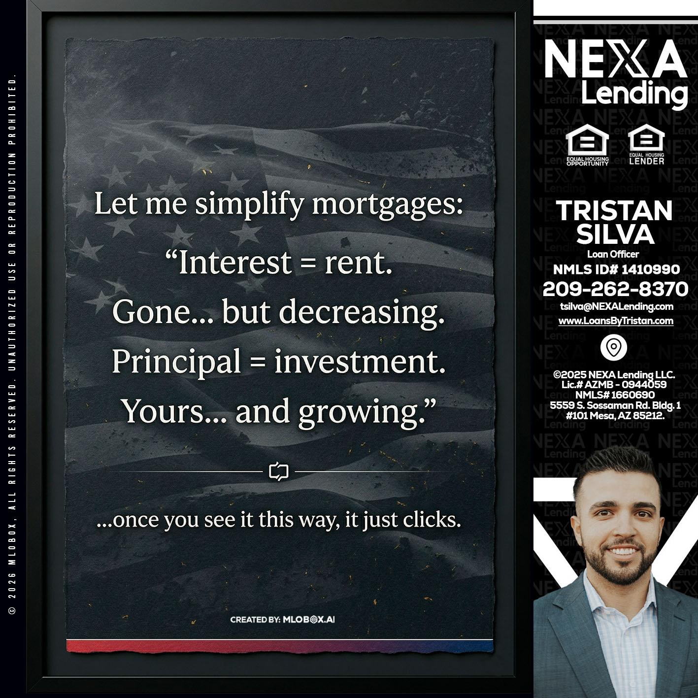 LET ME SIMPLIFY - Tristan Silva -Loan Officer