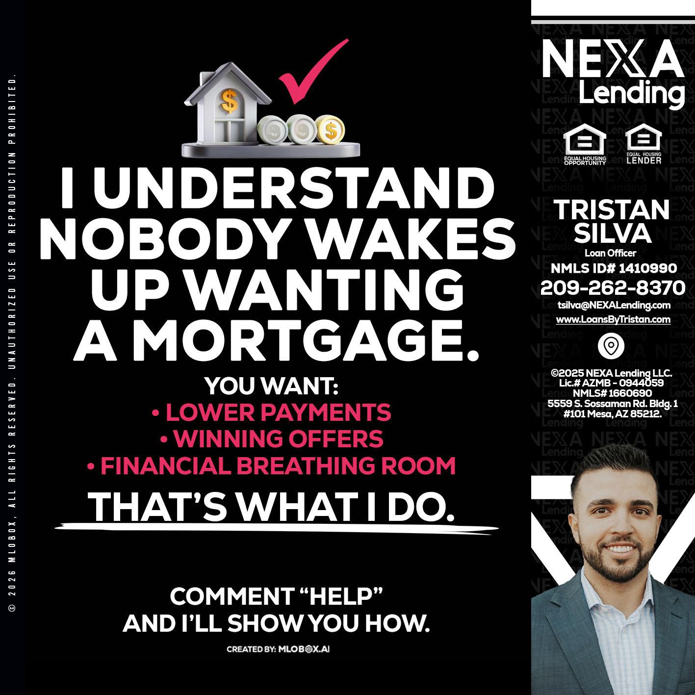 I UNDERSTAND - Tristan Silva -Loan Officer