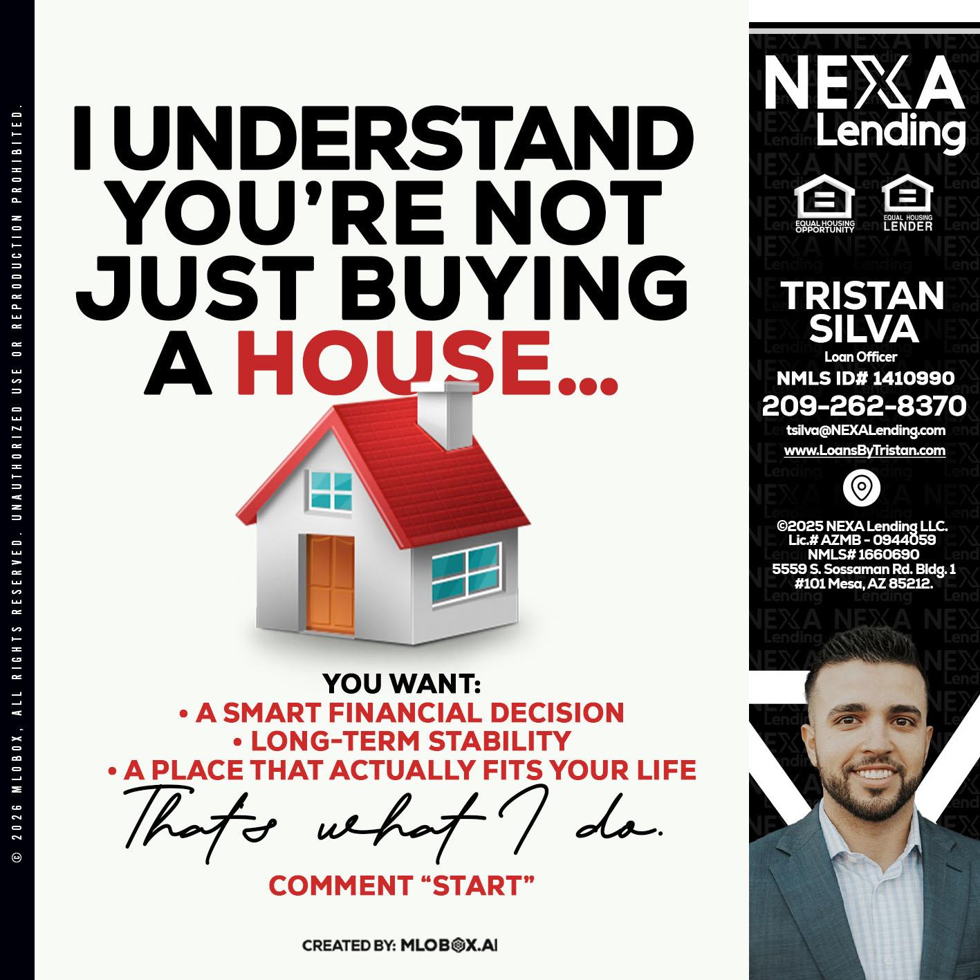 I UNDERSTAND - Tristan Silva -Loan Officer