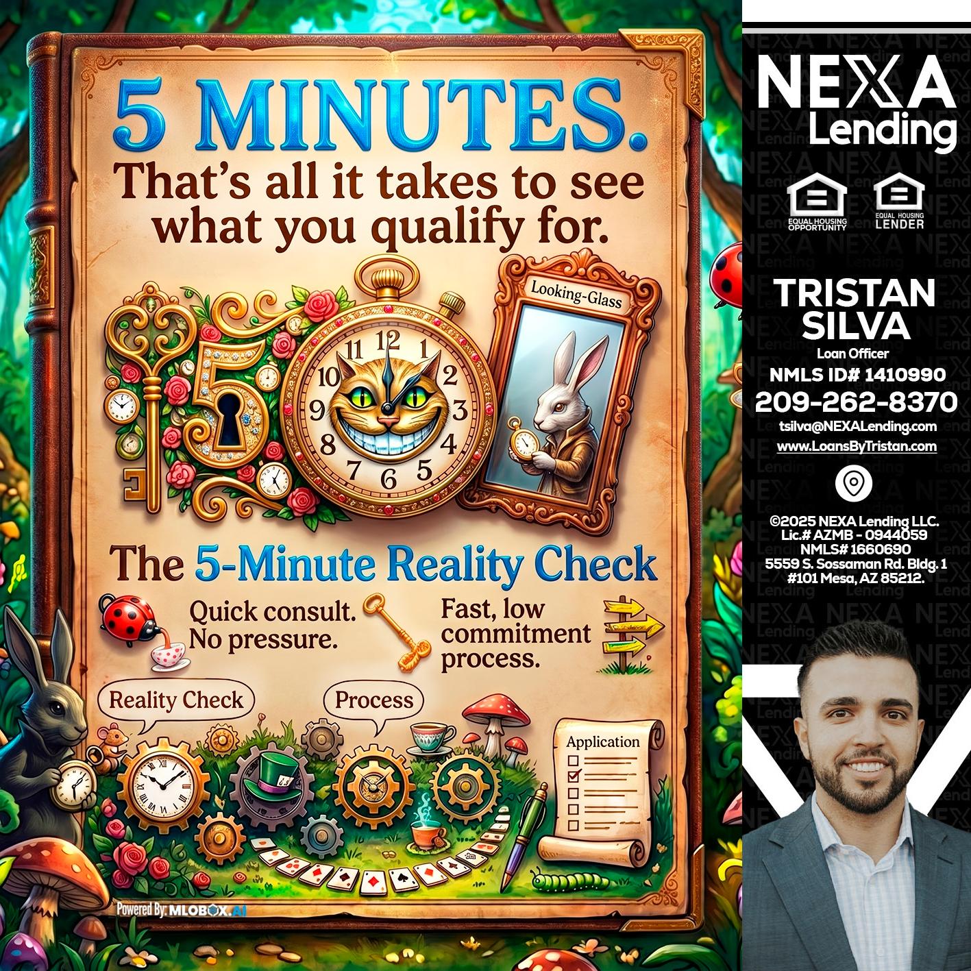 Reality Check! - Tristan Silva -Loan Officer