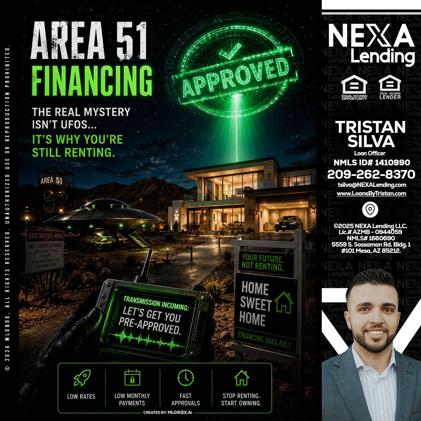 AREA 51 - Tristan Silva -Loan Officer