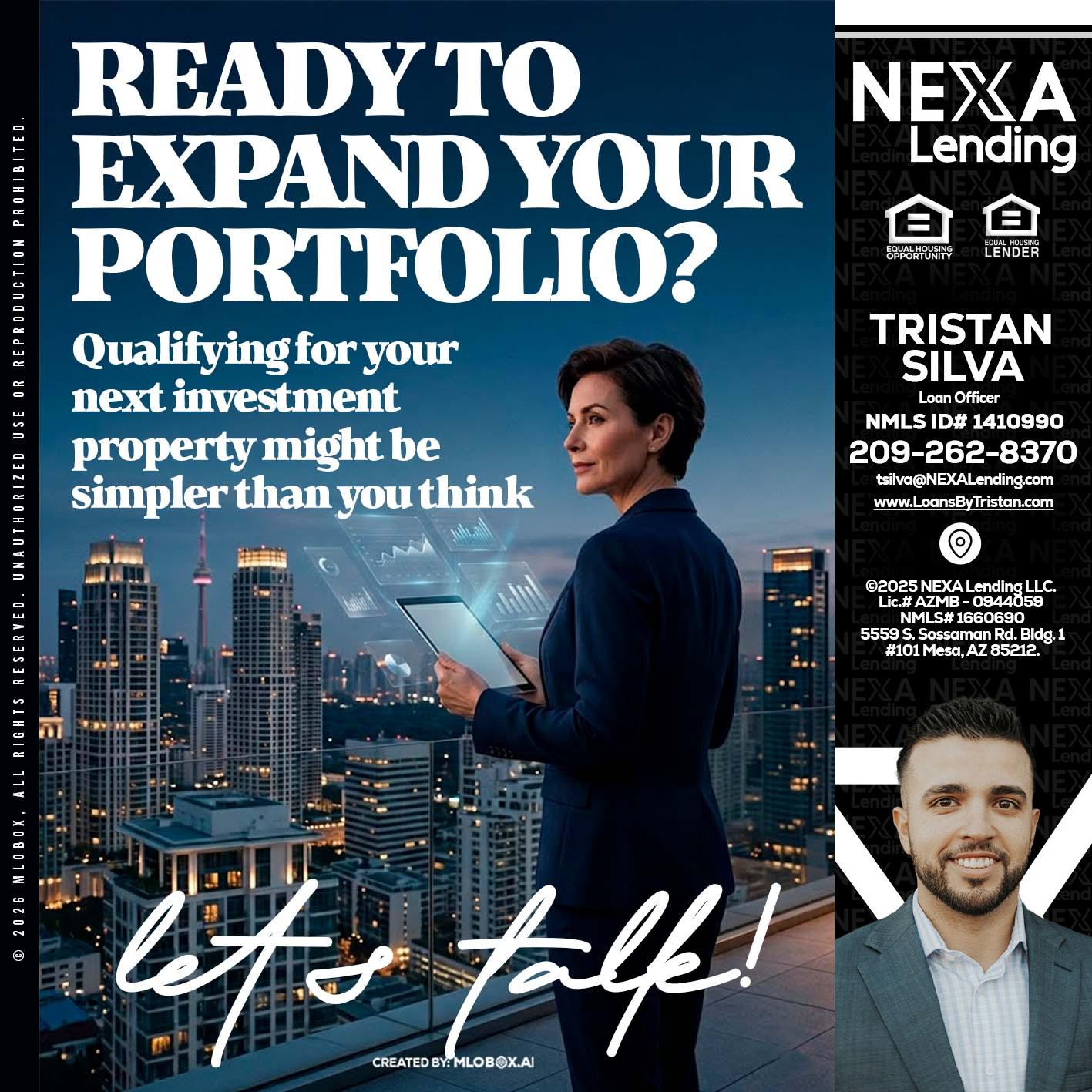 READY TO EXPAND - Tristan Silva -Loan Officer