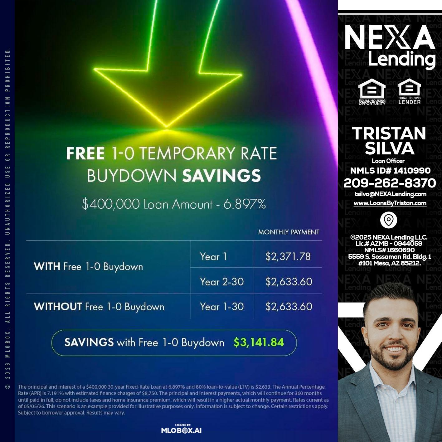 BUYDOWN - Tristan Silva -Loan Officer