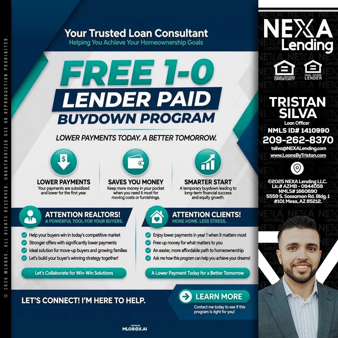 FREE 1-0 - Tristan Silva -Loan Officer