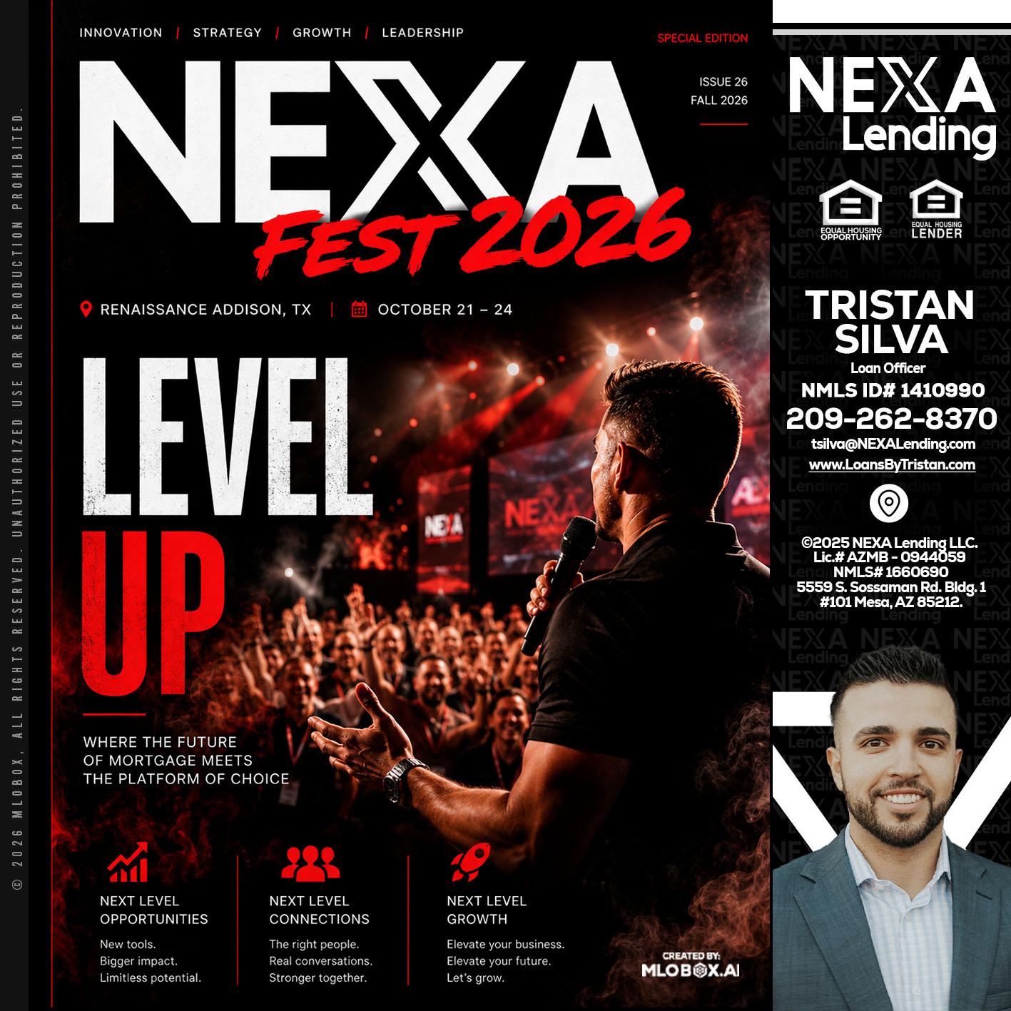 NEXA FEST 2026 - Tristan Silva -Loan Officer
