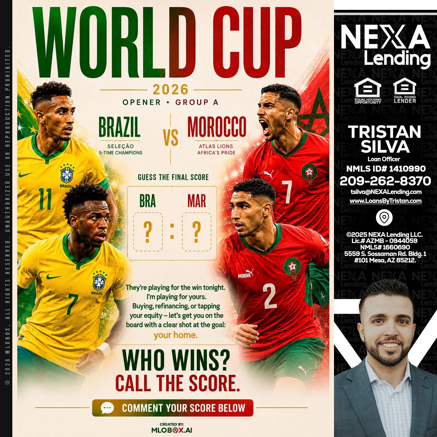 WORLD CUP - Tristan Silva -Loan Officer