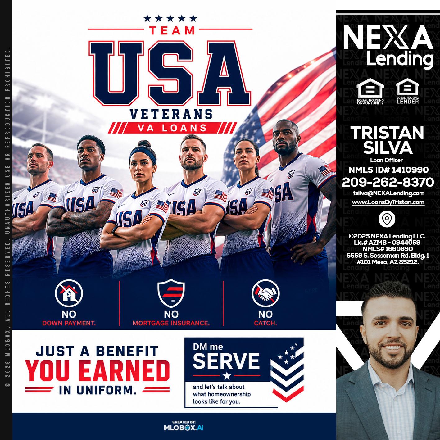 USA TEAM - Tristan Silva -Loan Officer