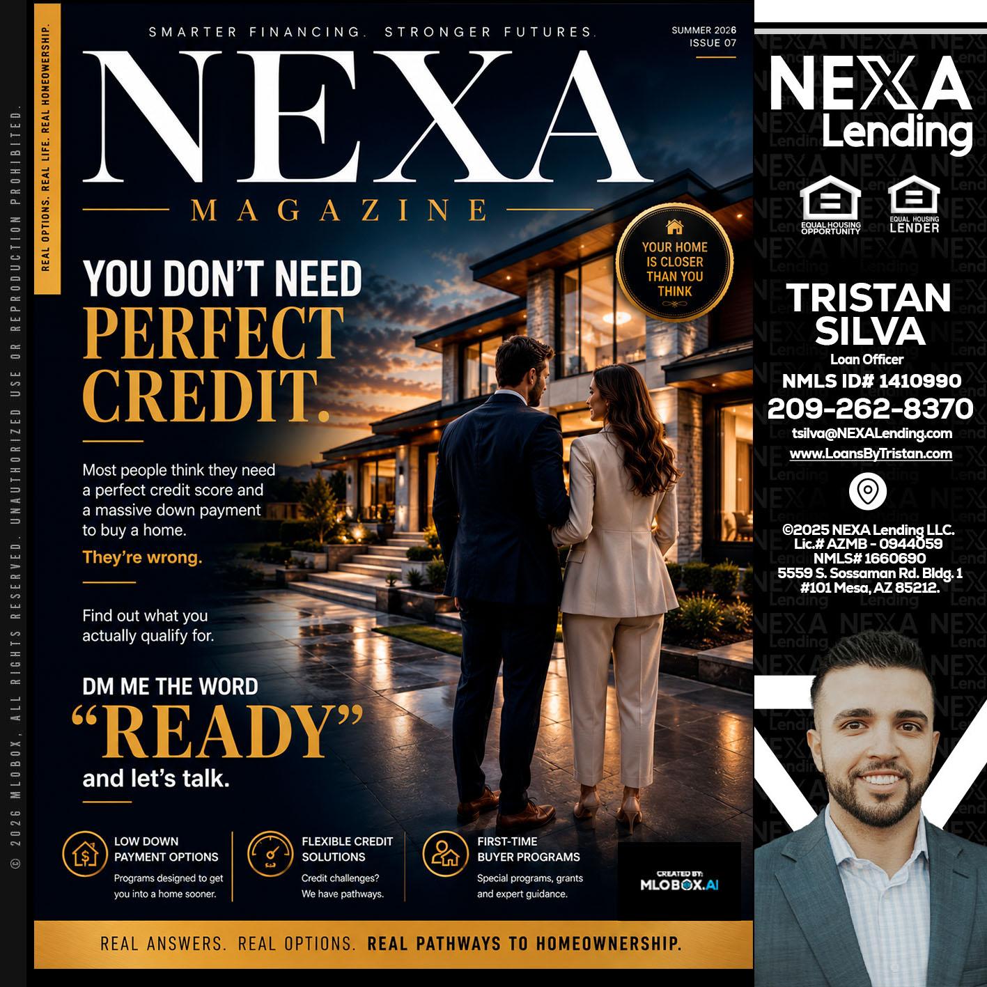 NEXA MAGAZINE - Tristan Silva -Loan Officer