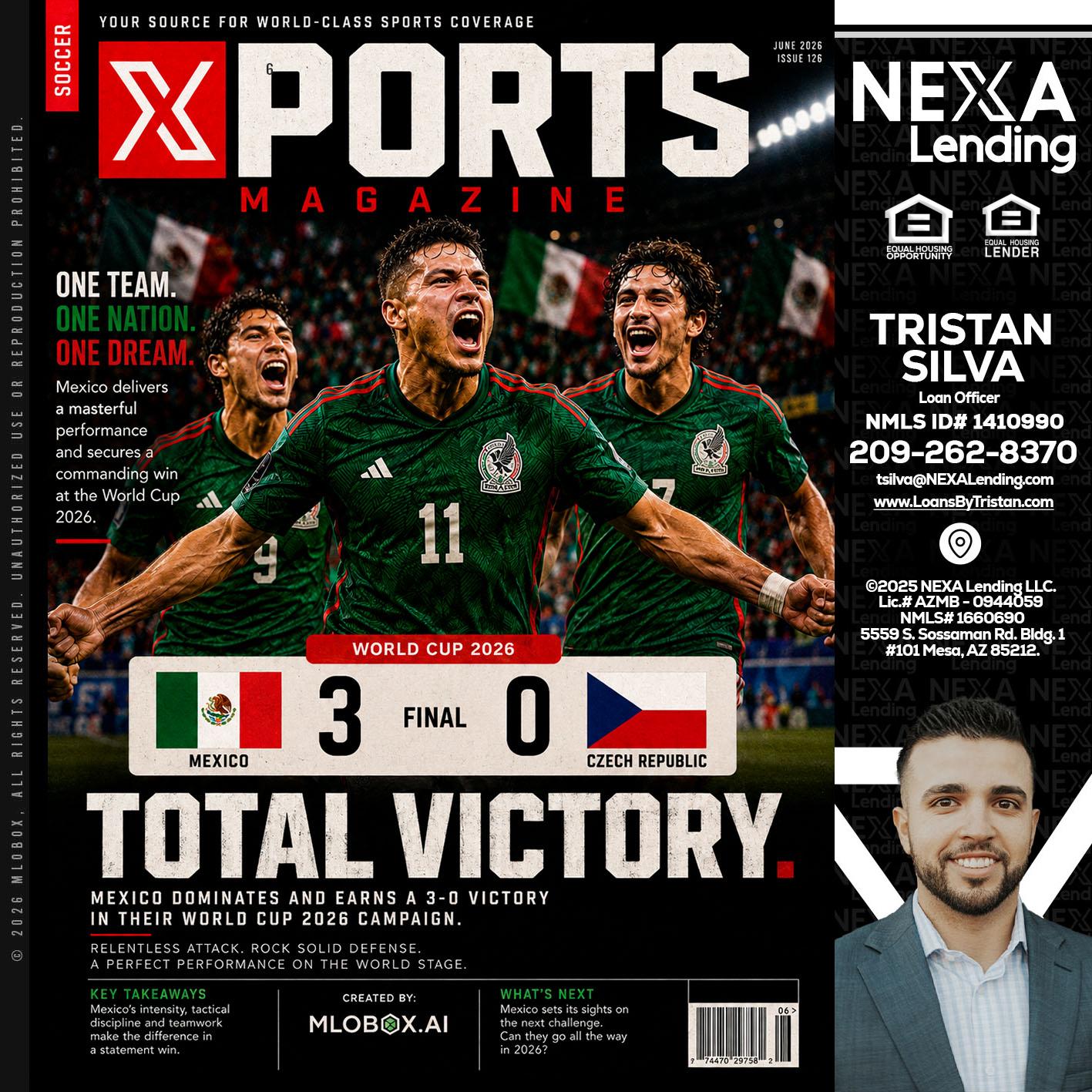 World Cup 2026 MEX 1-0 CZECH - Tristan Silva -Loan Officer