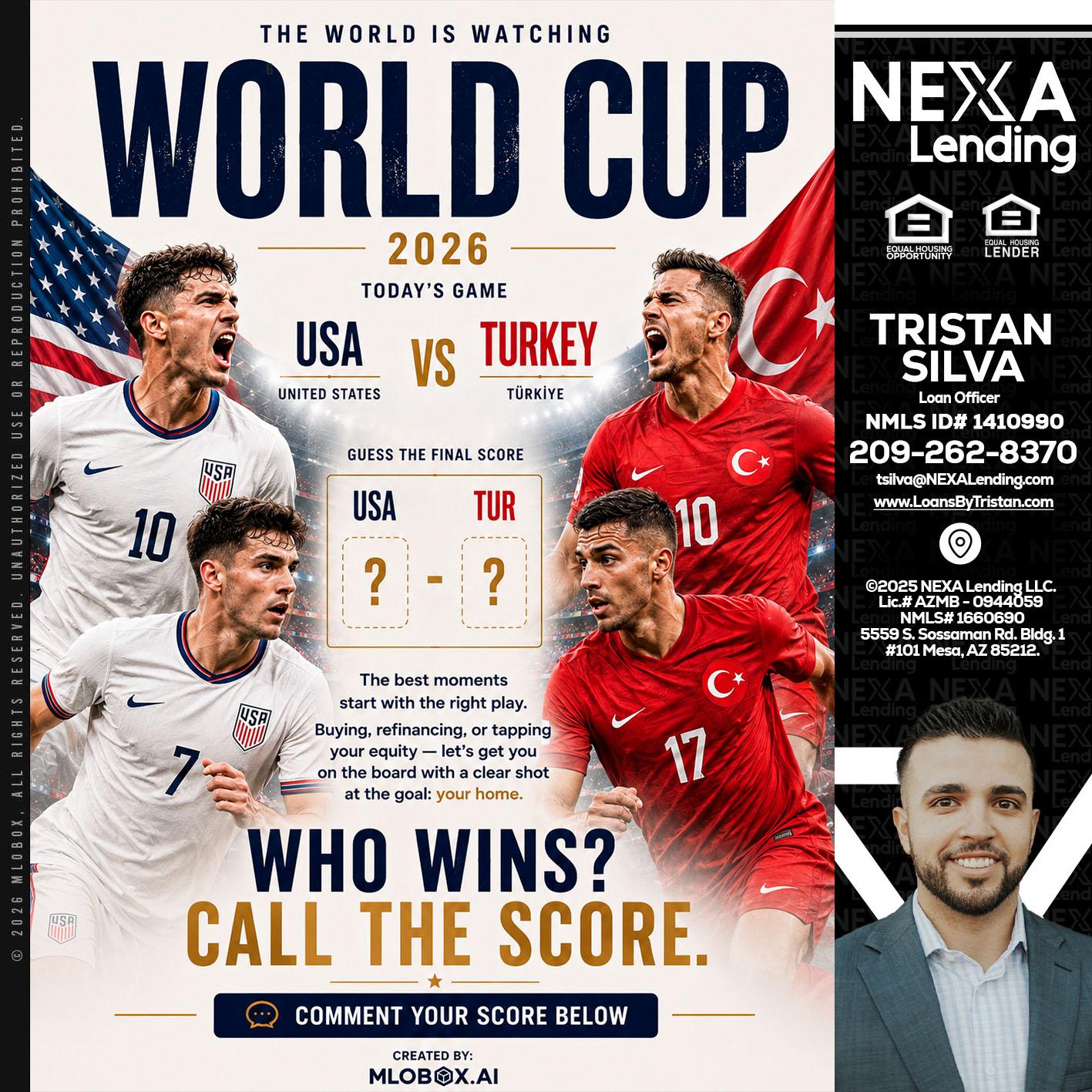 WORLD CUP 2026 - Tristan Silva -Loan Officer