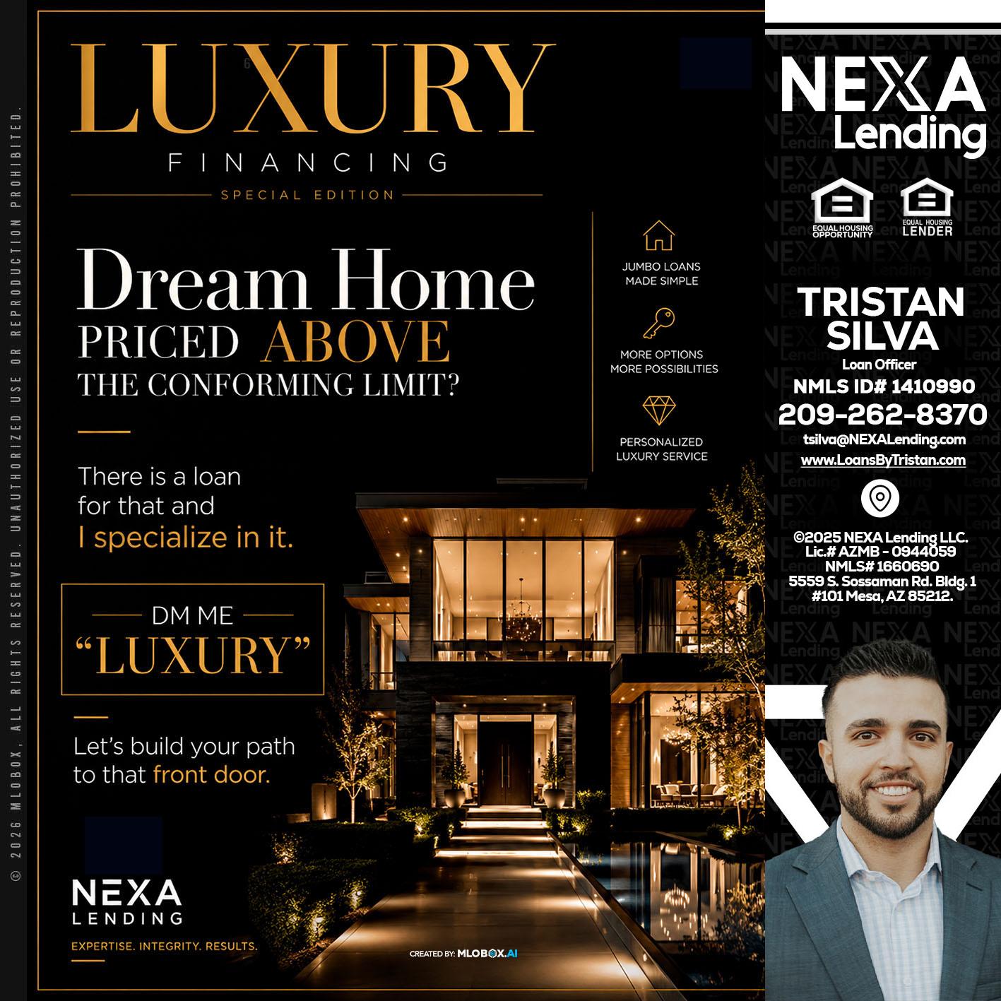 LUXURY - Tristan Silva -Loan Officer