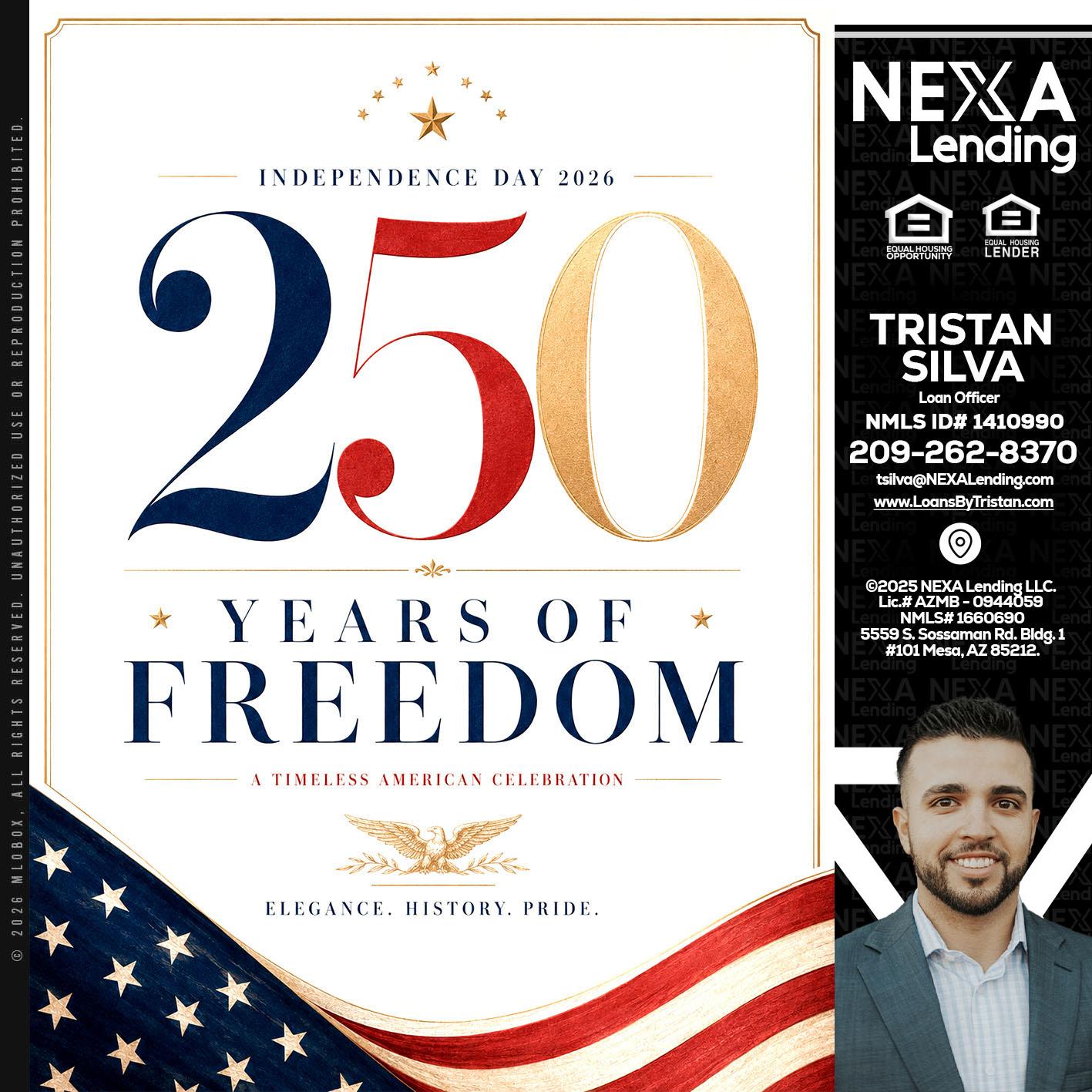250 YEARS - Tristan Silva -Loan Officer