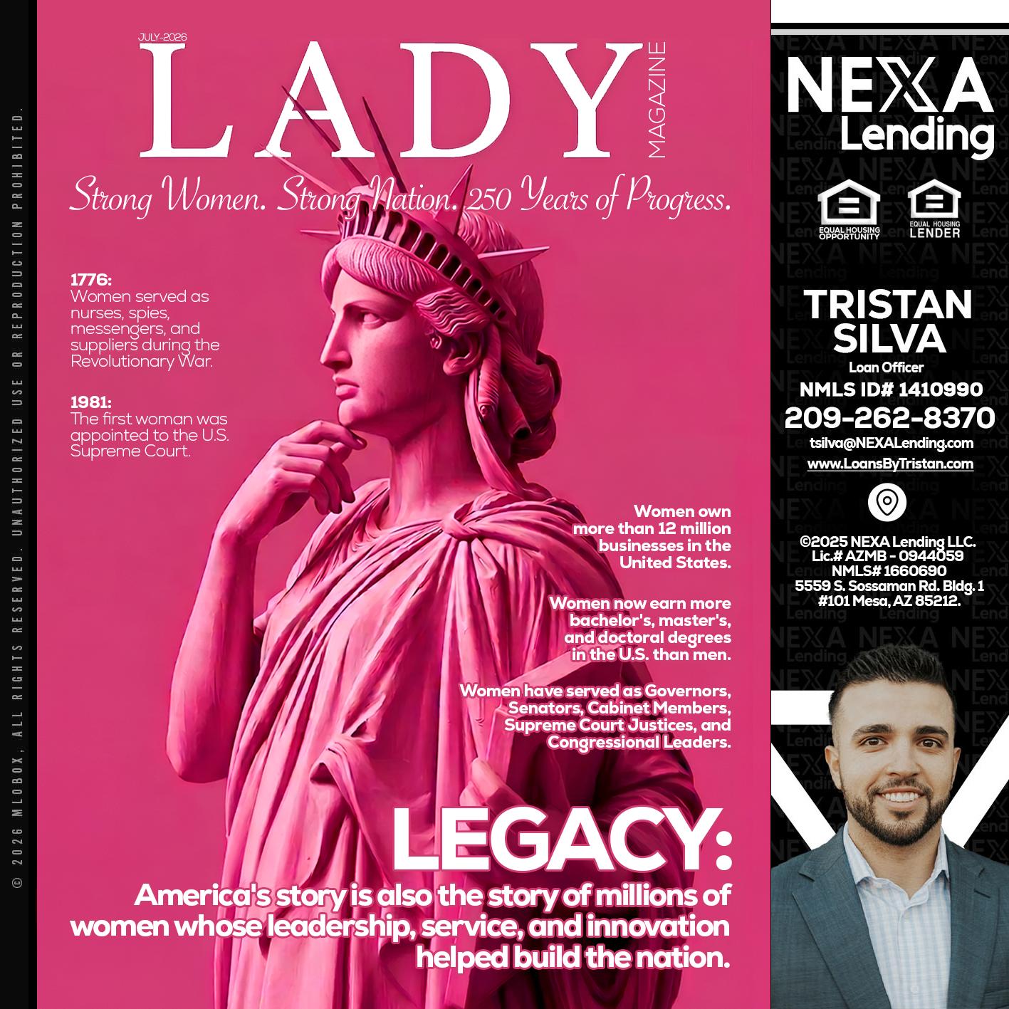 LADY LIBERTY! - Tristan Silva -Loan Officer
