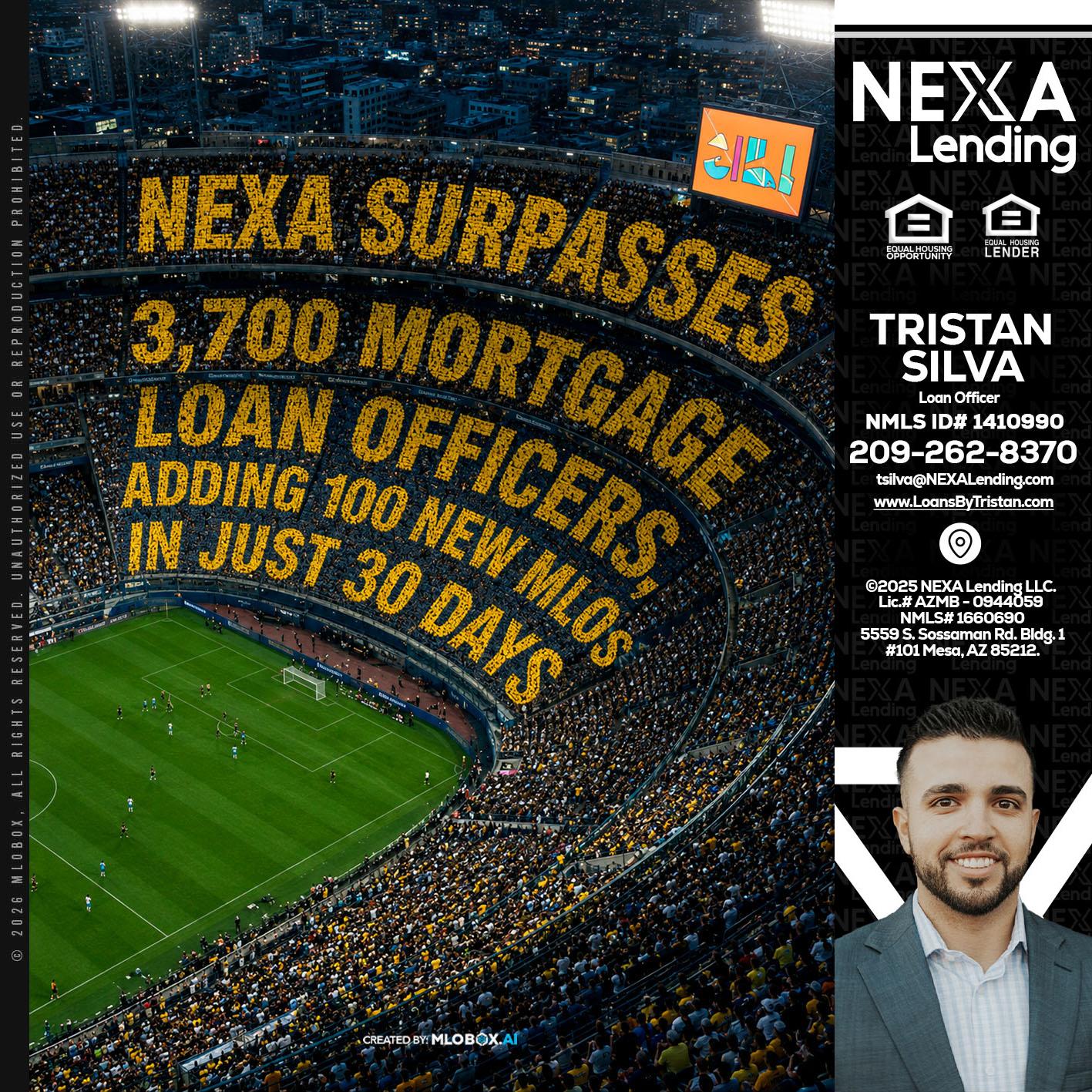 NEXA SURPASSES - Tristan Silva -Loan Officer