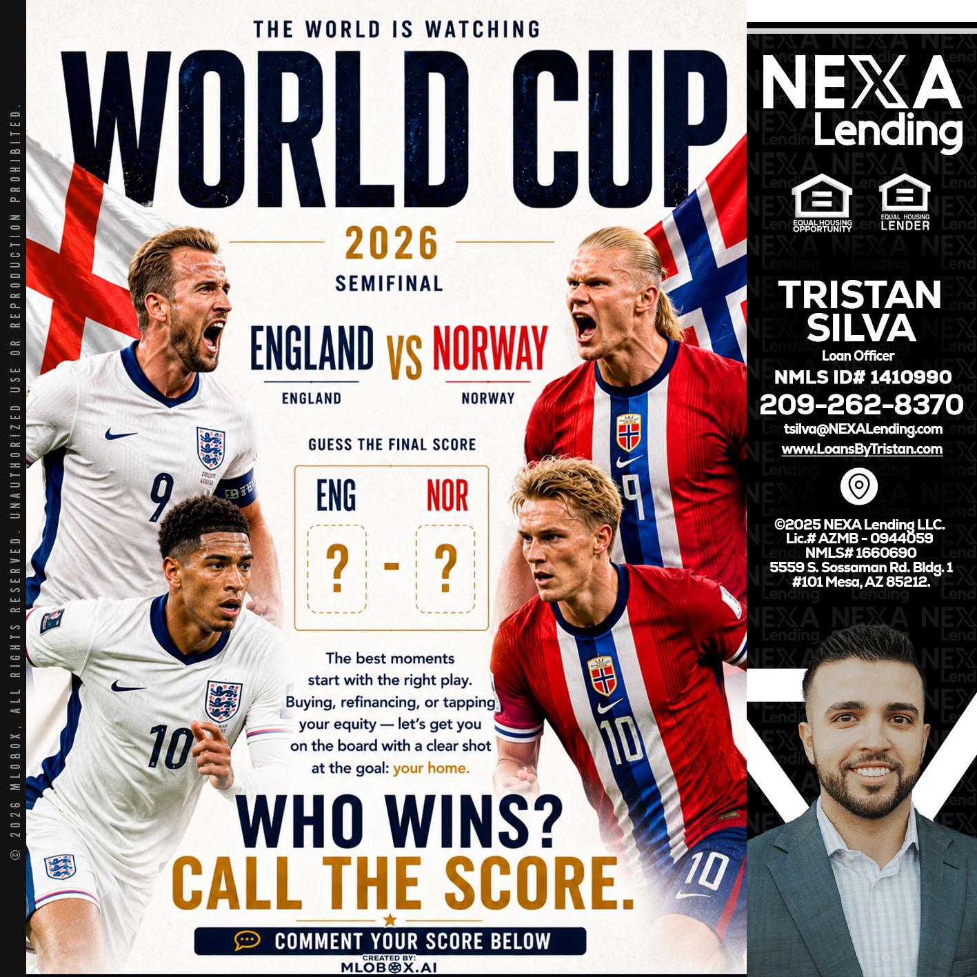 WORLD CUP 2026 - Tristan Silva -Loan Officer