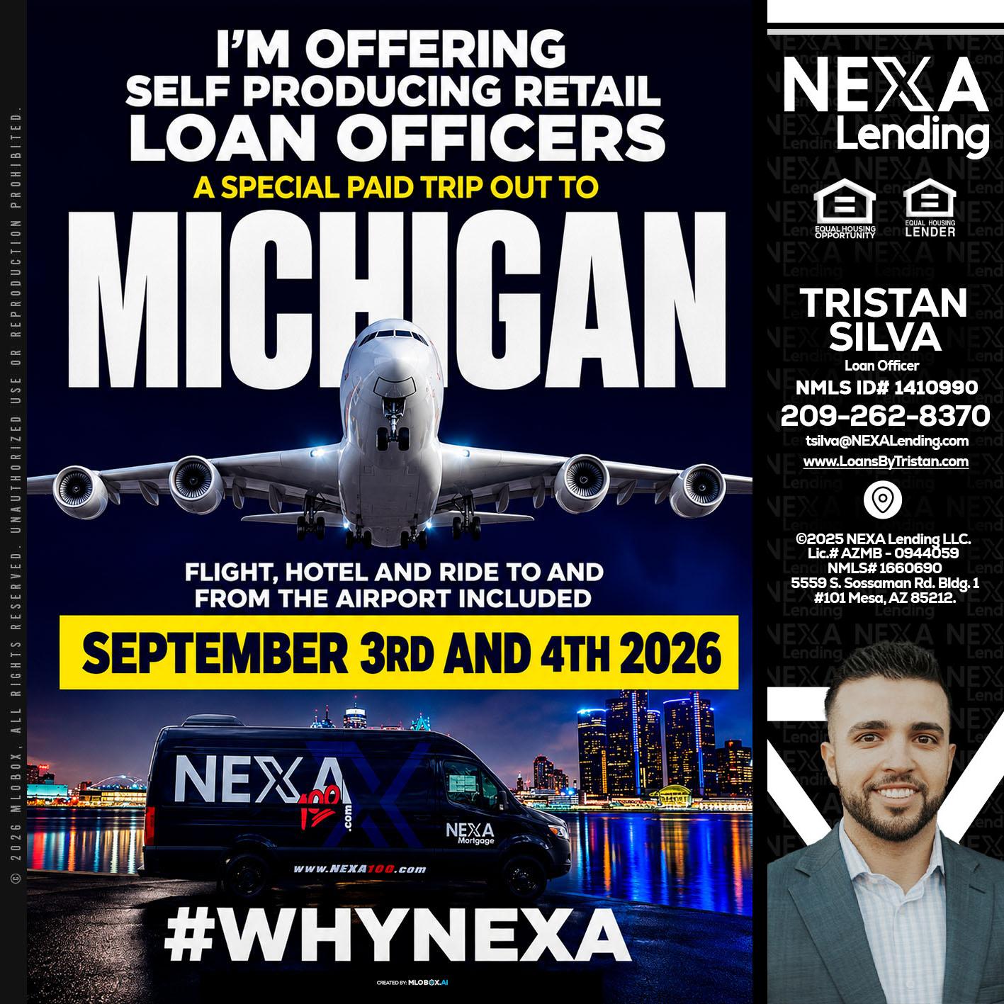 MICHIGAN - Tristan Silva -Loan Officer