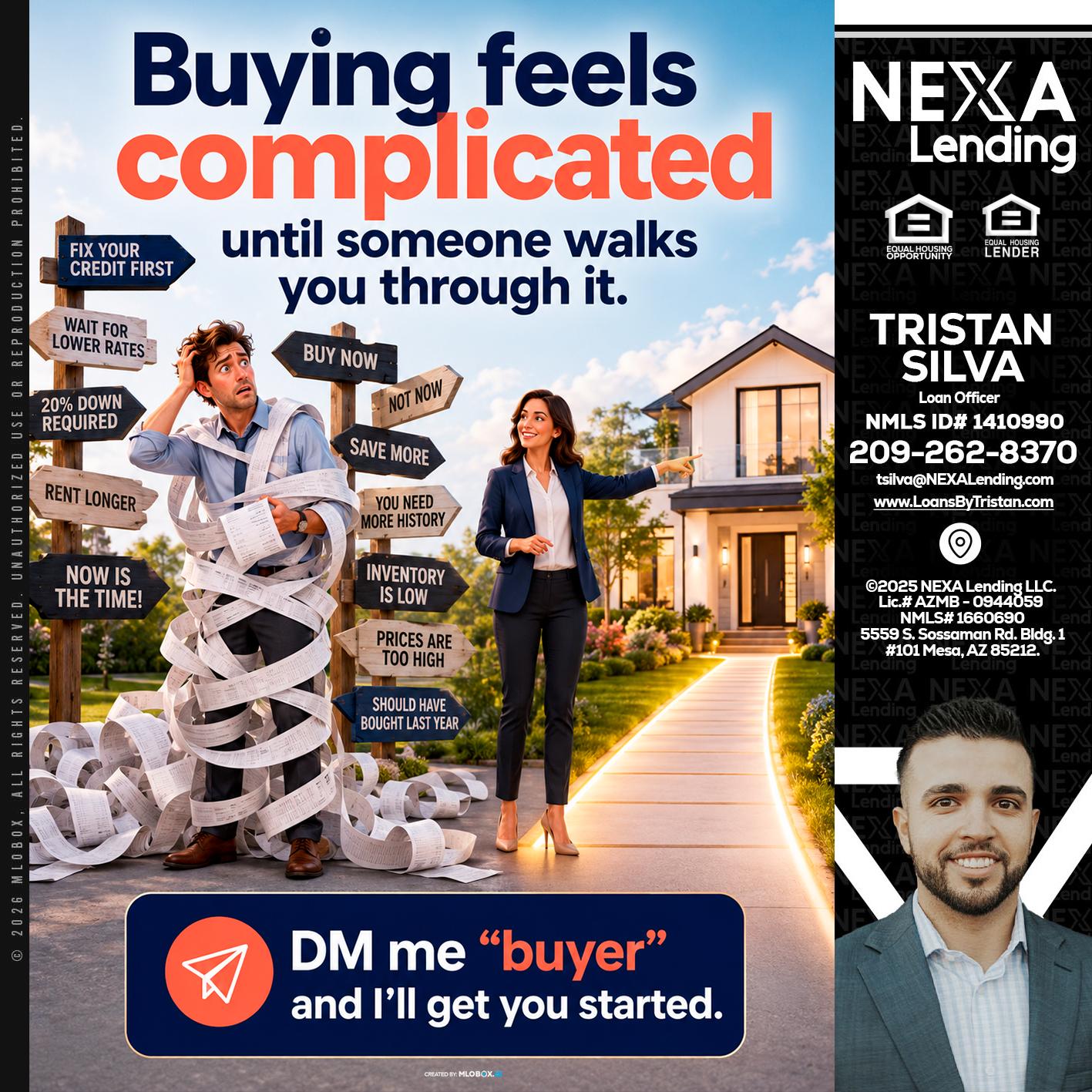 buying feels - Tristan Silva -Loan Officer
