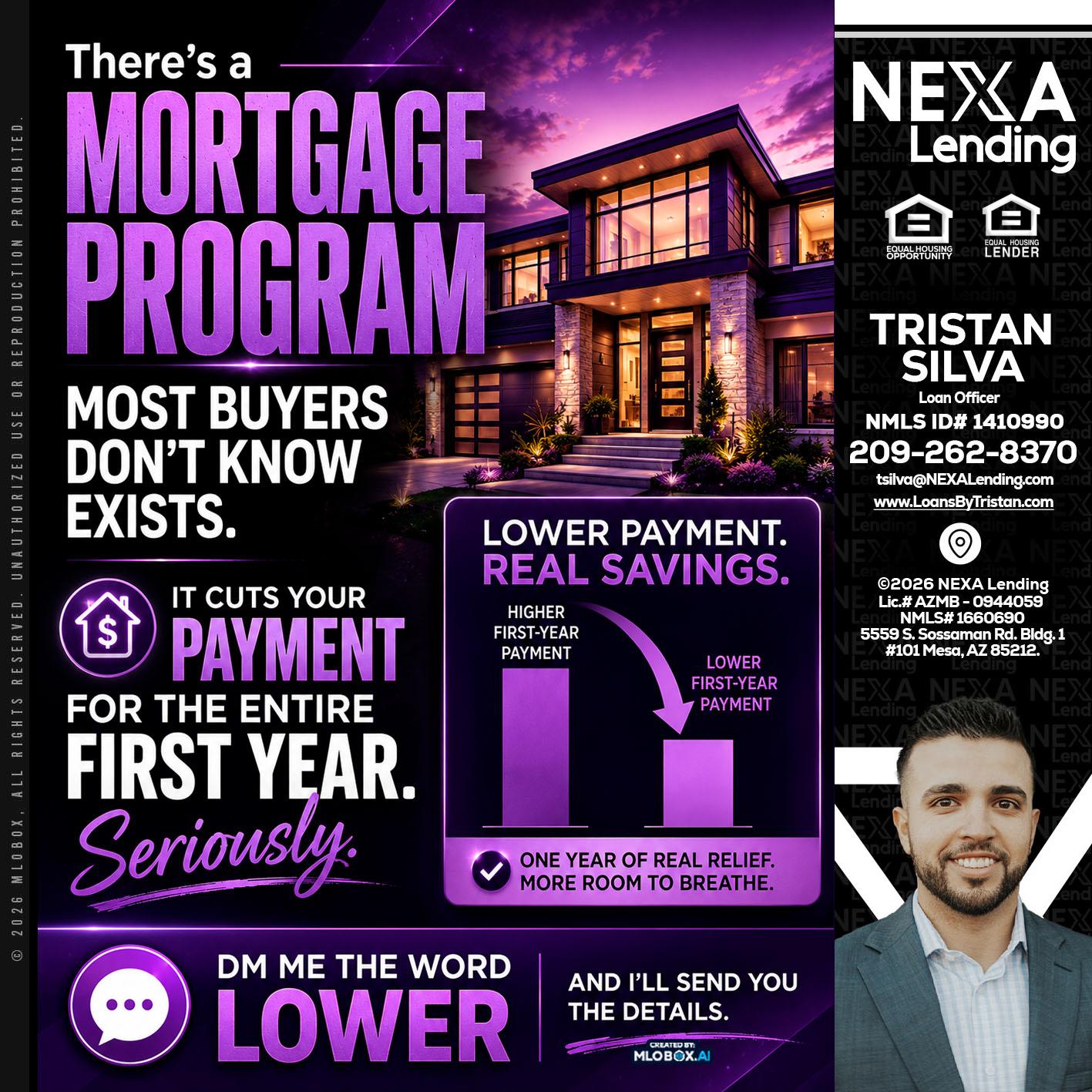 MORTGAGE PROGRAM - Tristan Silva -Loan Officer