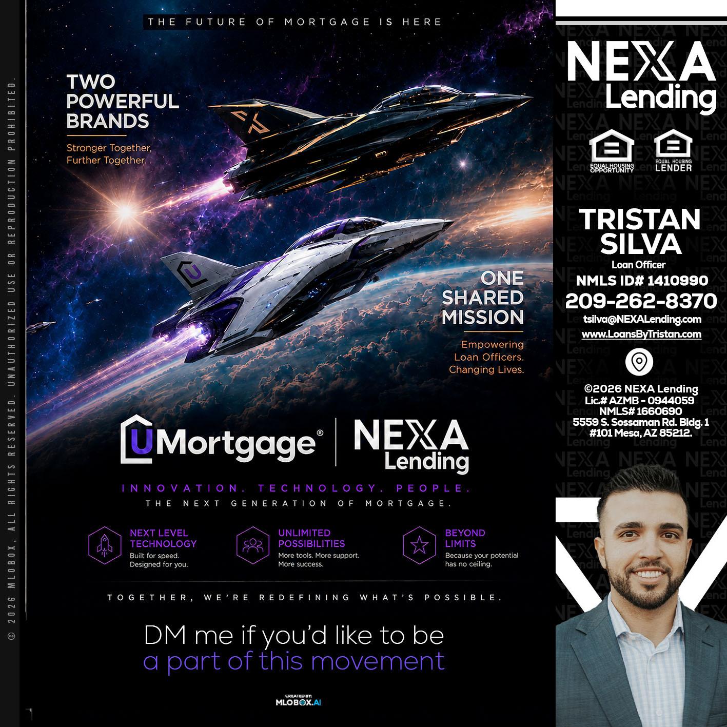 U Mortgage + NEXA lending - Tristan Silva -Loan Officer