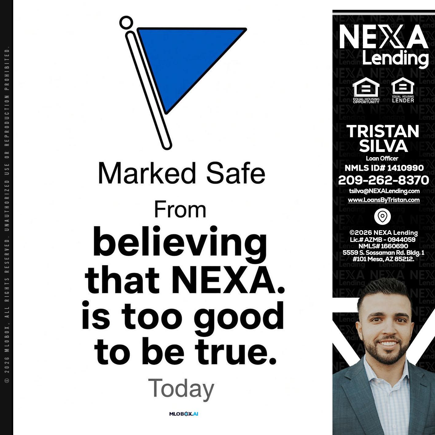 MARKED SAFE - Tristan Silva -Loan Officer