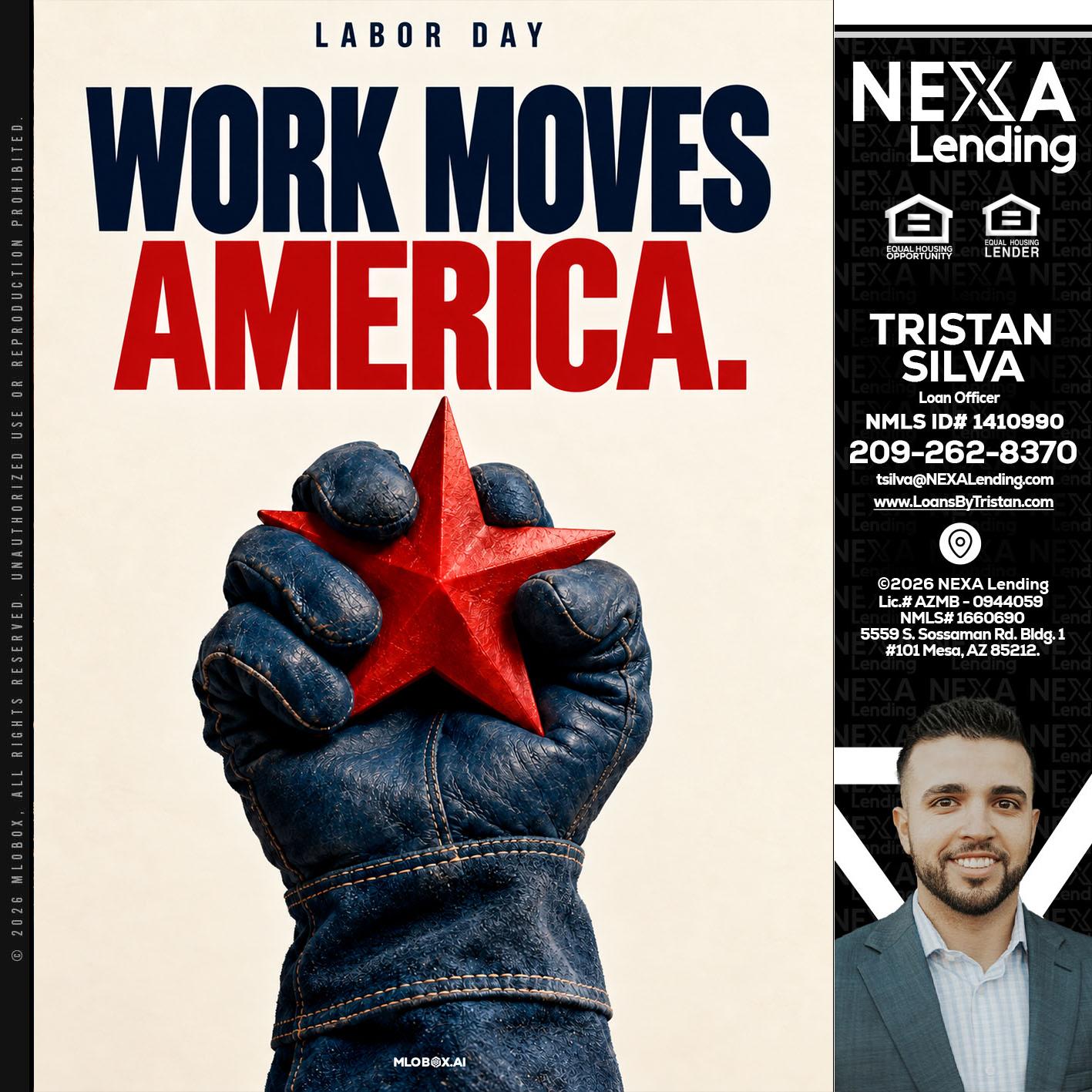 WORKS MOVES AMERICA - Tristan Silva -Loan Officer
